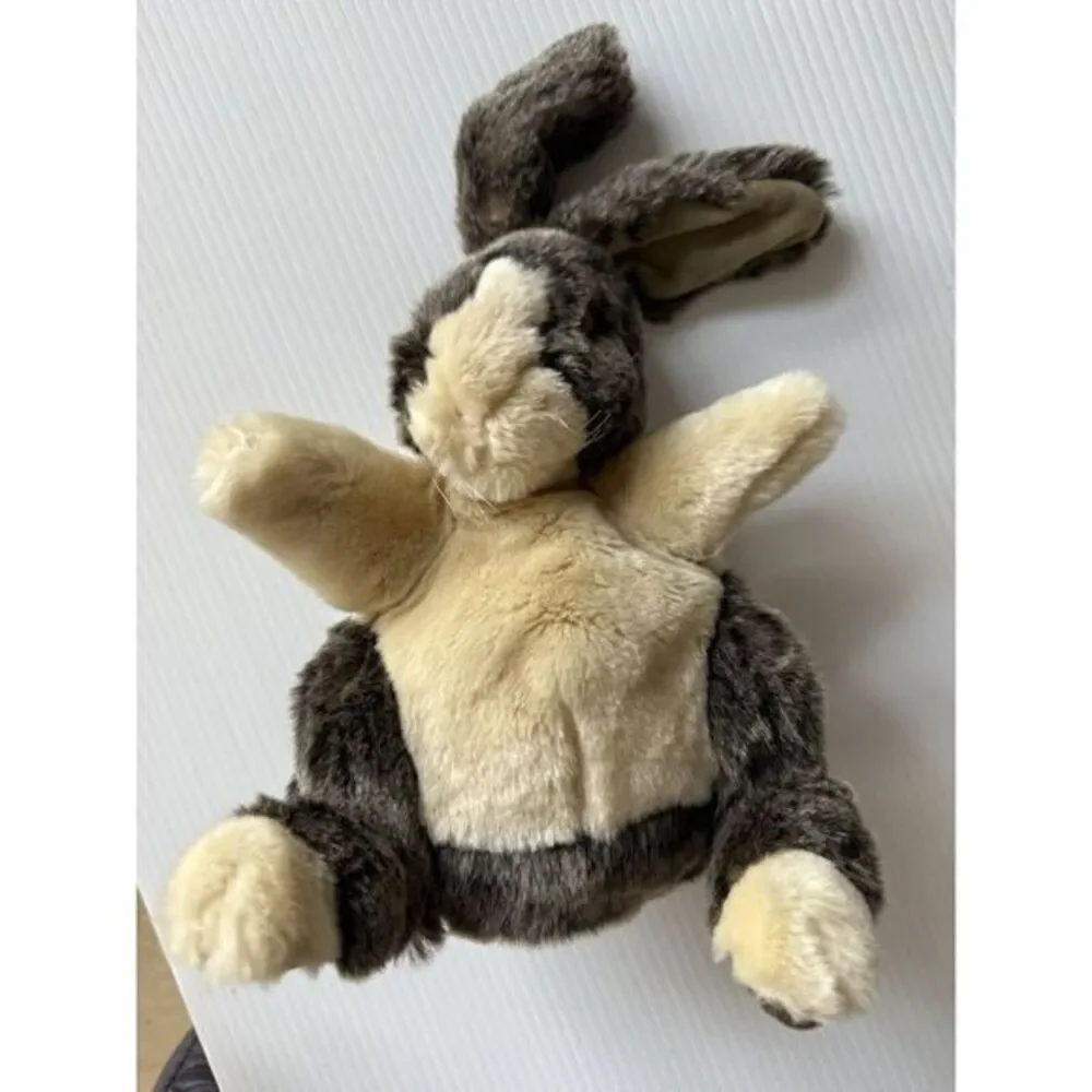 Folkmanis Dutch Rabbit Hand‎ Puppet Bunny Plush Pretend Play